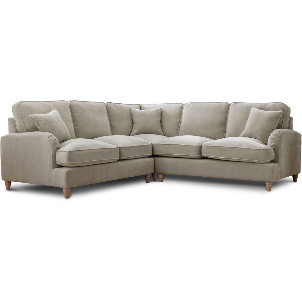 The Vienna 5 Seater Putty Corner Sofa Image 2