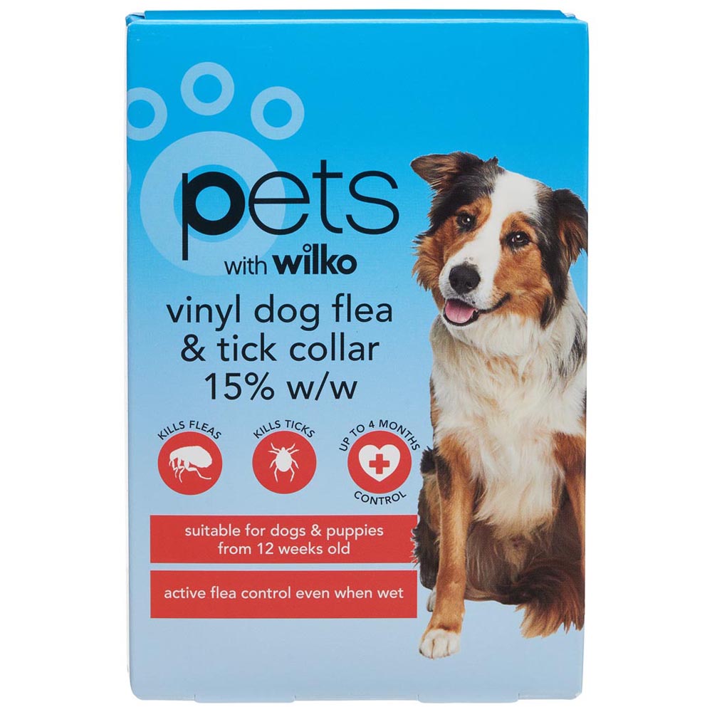 Wilko Vinyl Pet Flea and Tick Collar Image 1