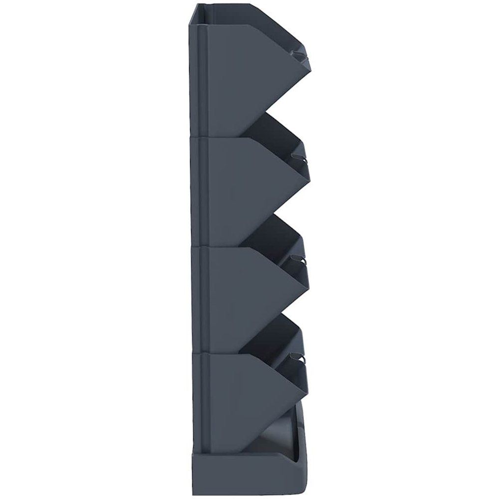 vidaXL 4 Piece Anthracite Polypropylene Garden Planter Set Image 3