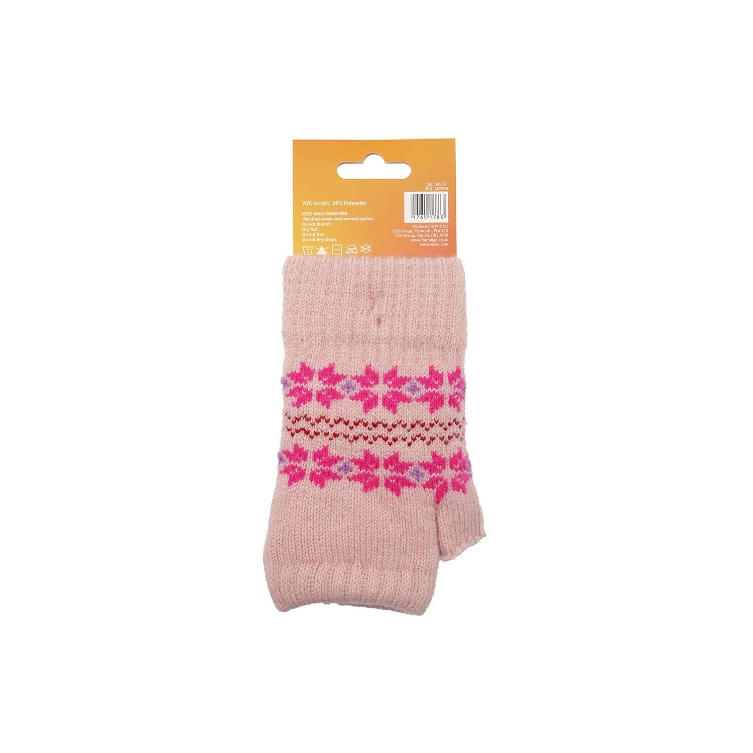 Ladies Thermal Pattern Gloves - Multicolour Image 3