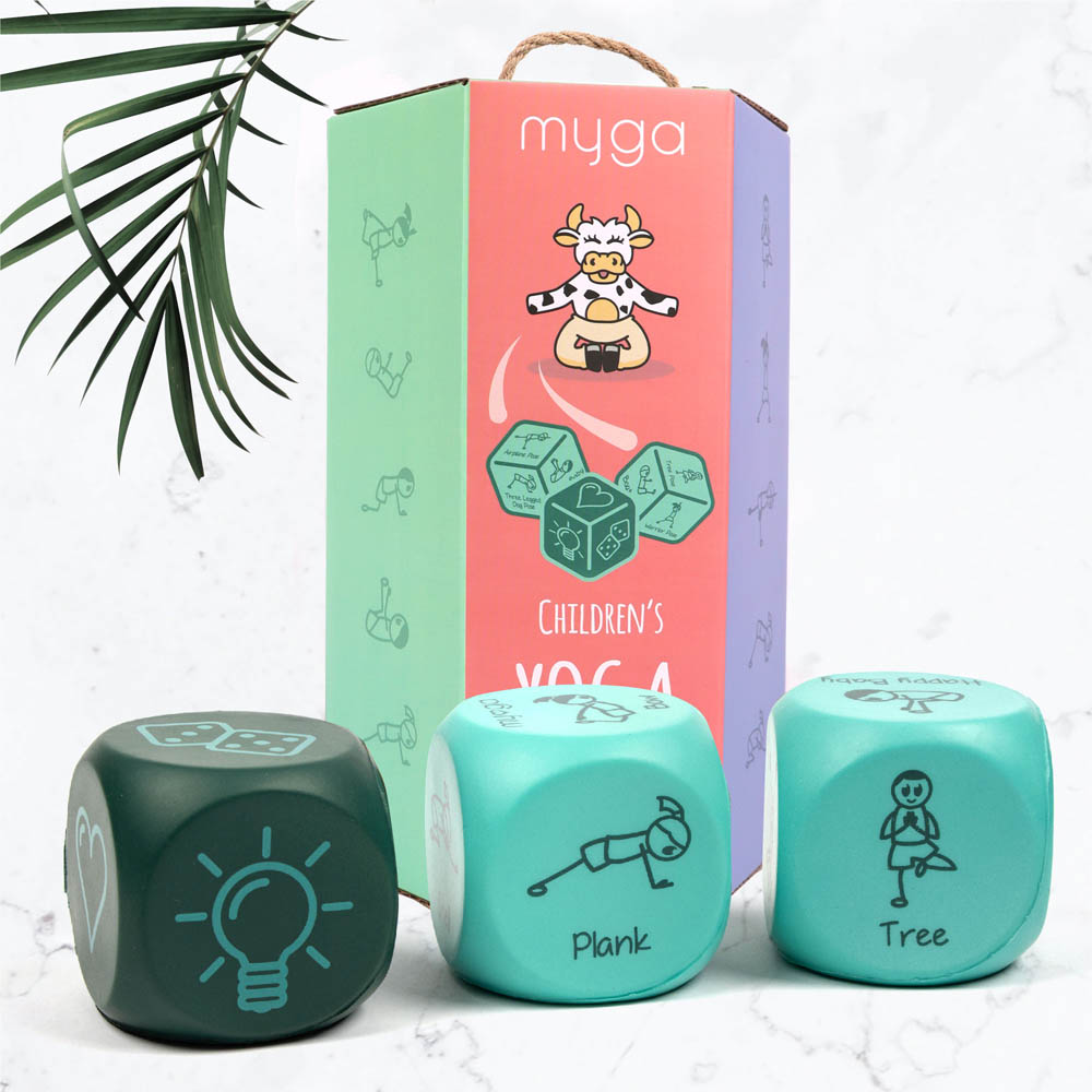 Myga Kids Exercise Yoga Dice Set Image 2