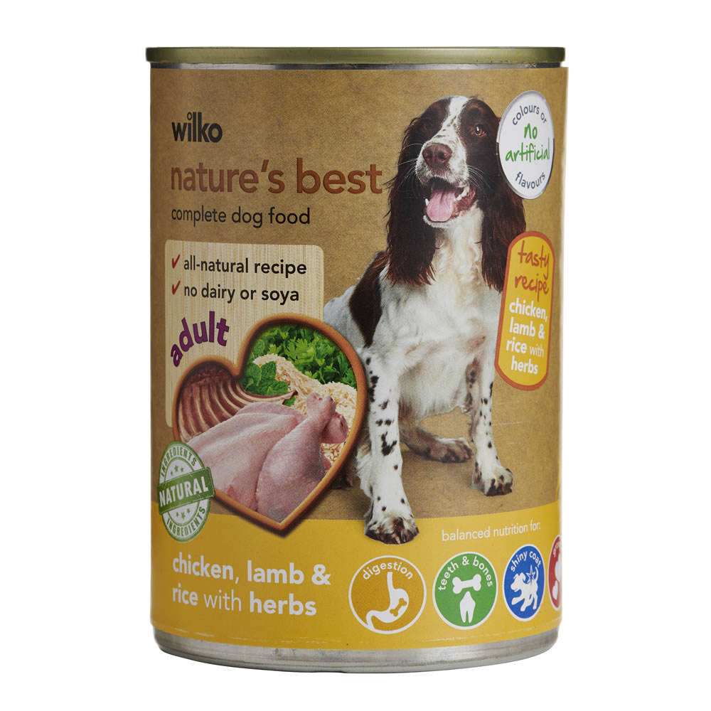 Wilko Nature's Best Chicken and Lamb Dog Food 400g Image 1