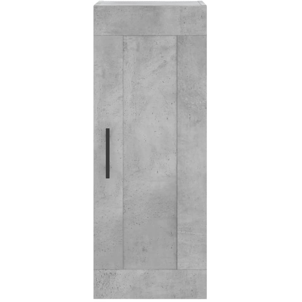 vidaXL Single Door Concrete Grey Wall Mounted Cabinet Image 6