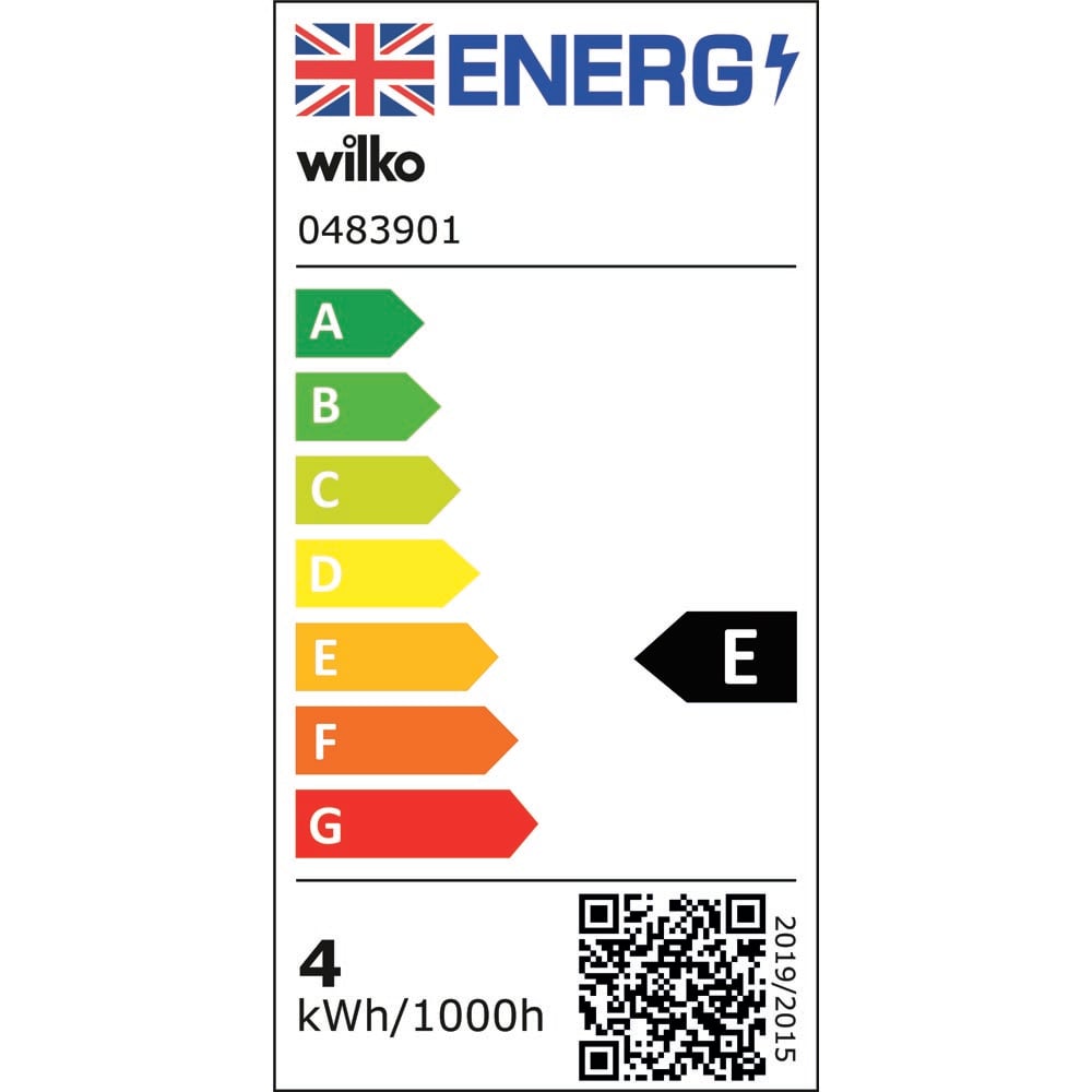 Wilko 1 Pack Small Screw E14/SES LED Filament 470 Lumens Candle Light Bulb Image 5