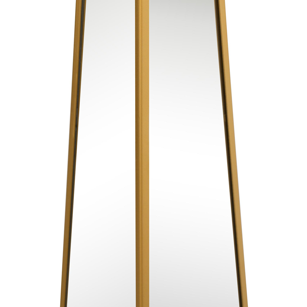 MirrorOutlet The Obelisk Gold Metal Edged Mirrored Garden Ornament 120 x 25cm Image 5
