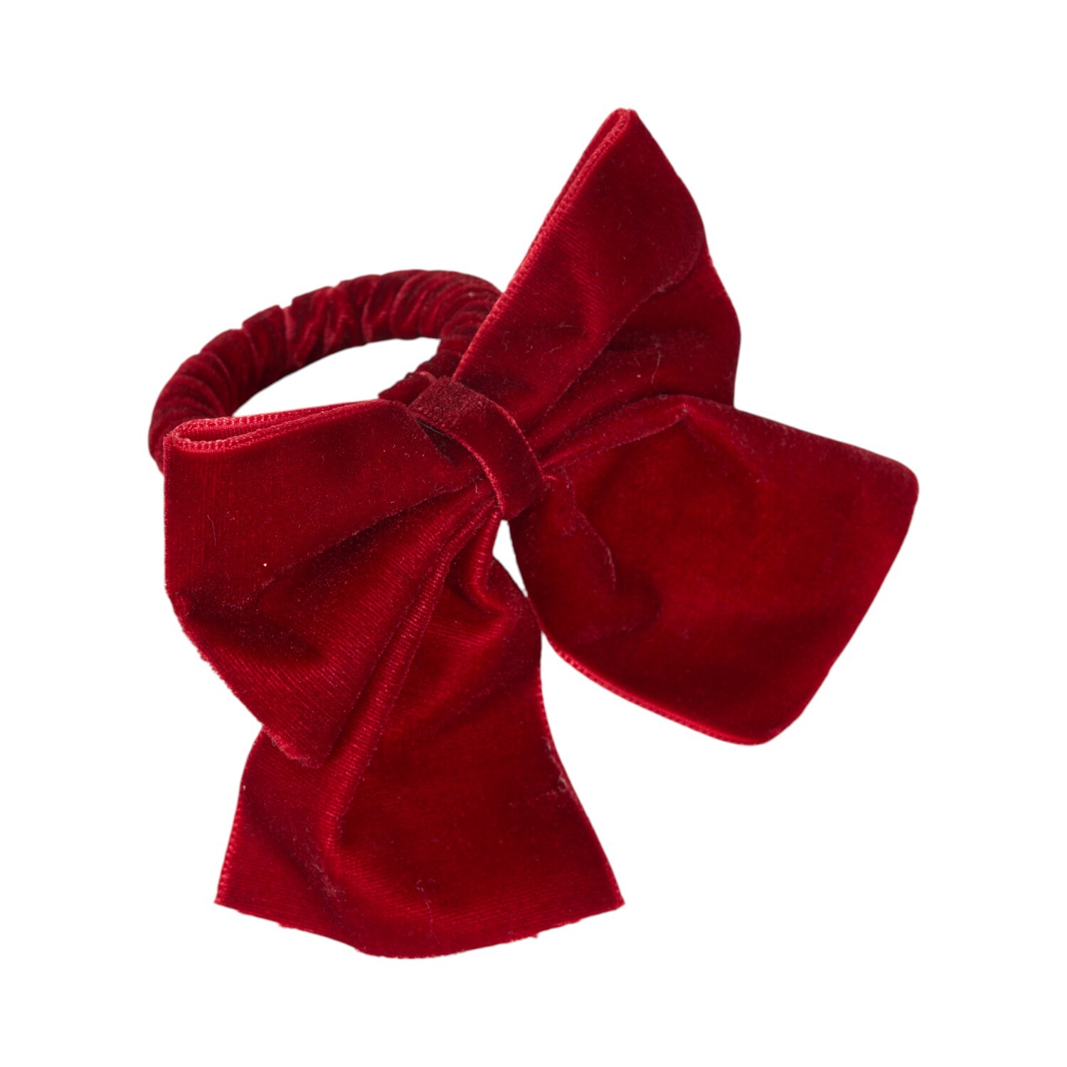 Pack of 4 Bow Napkin Rings Red Image 1