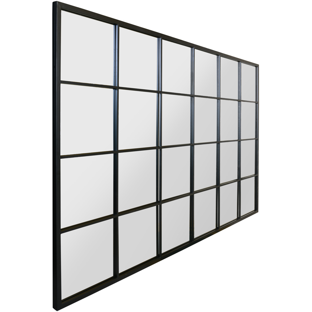 The Fenestra Black Window Leaner Wall Mirror 174 x 110cm Image 5