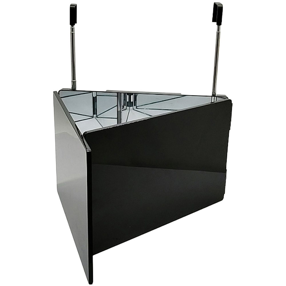 Avilo 3-Way Foldable Over Door Mirror Panel Image 1