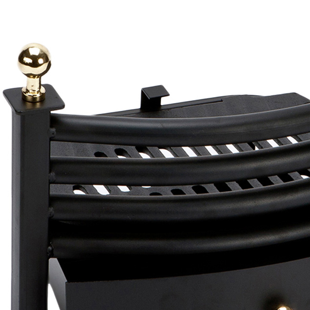 Inglenook Fireside Brass Fire Grate Set Image 2