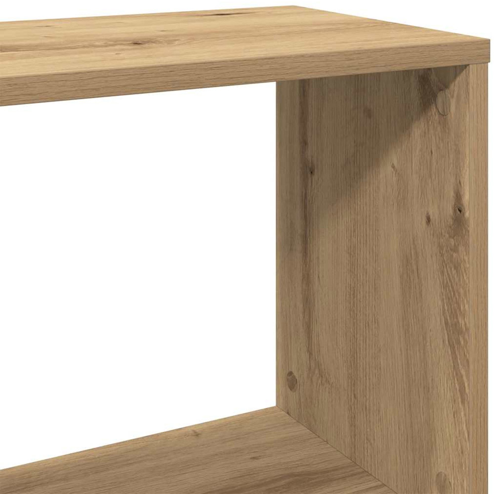 vidaXL 6 Shelf Artisan Oak Bookcase Image 6
