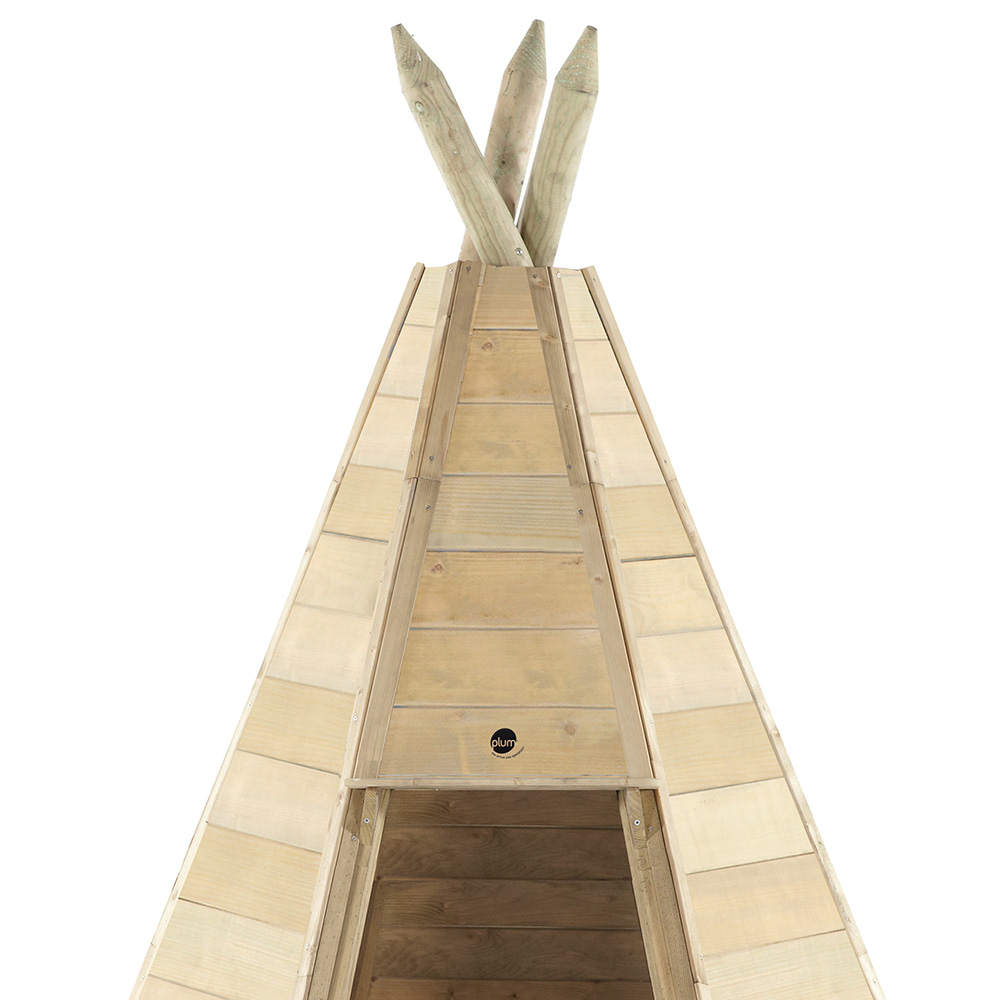 Plum Play Teepee Wooden Hideaway Image 2