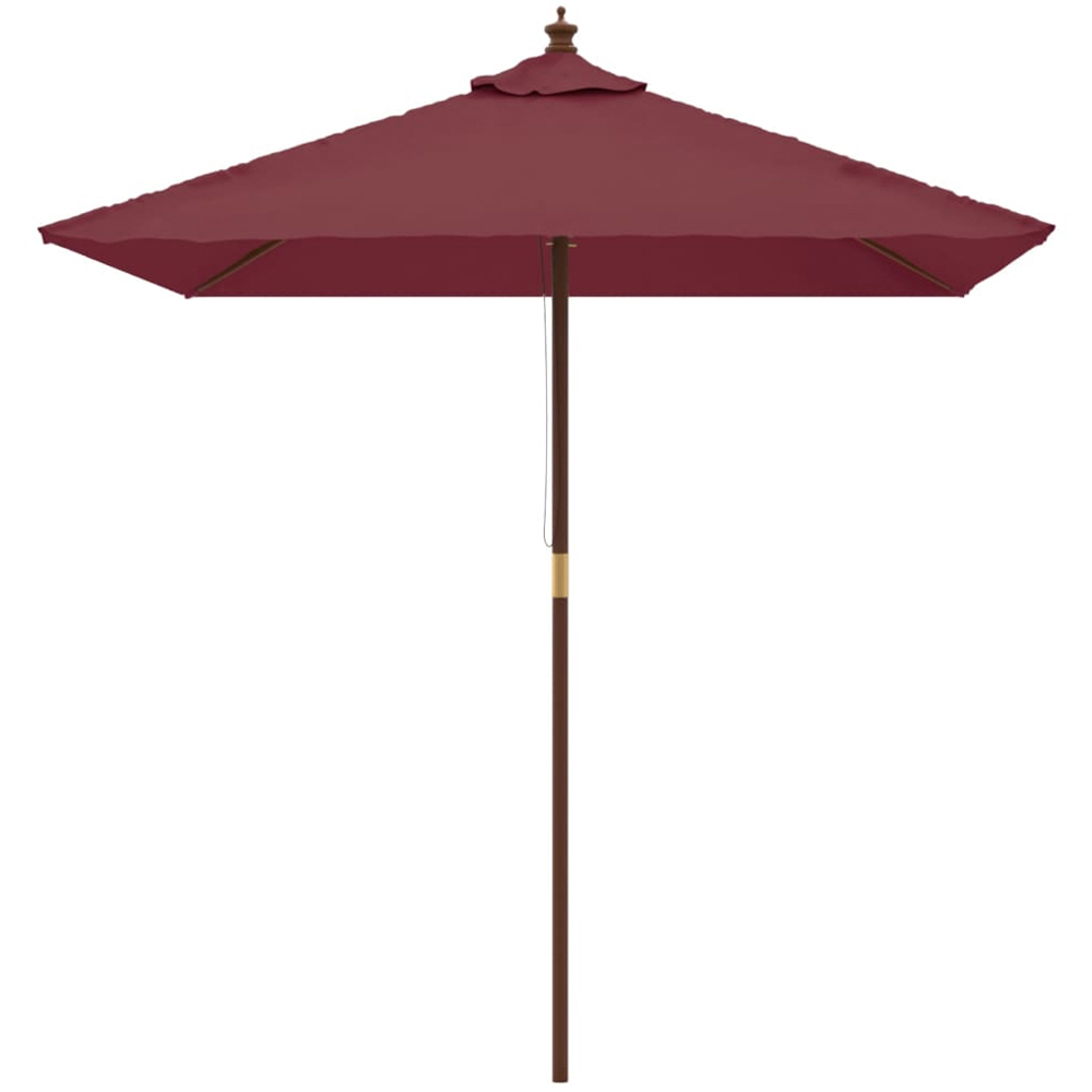 vidaXL Red Garden Parasol 2.3 x 1.9m Image 2