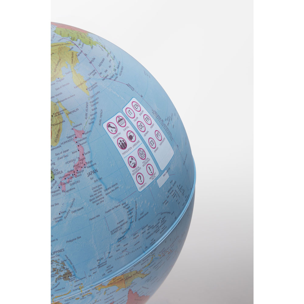 Nova Rico Parla Mondo Interactive Illuminated Globe 30cm Image 5