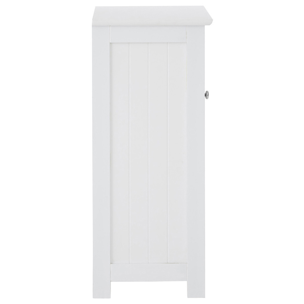 Premier Housewares Single Door White Portland Floor Cabinet Image 4
