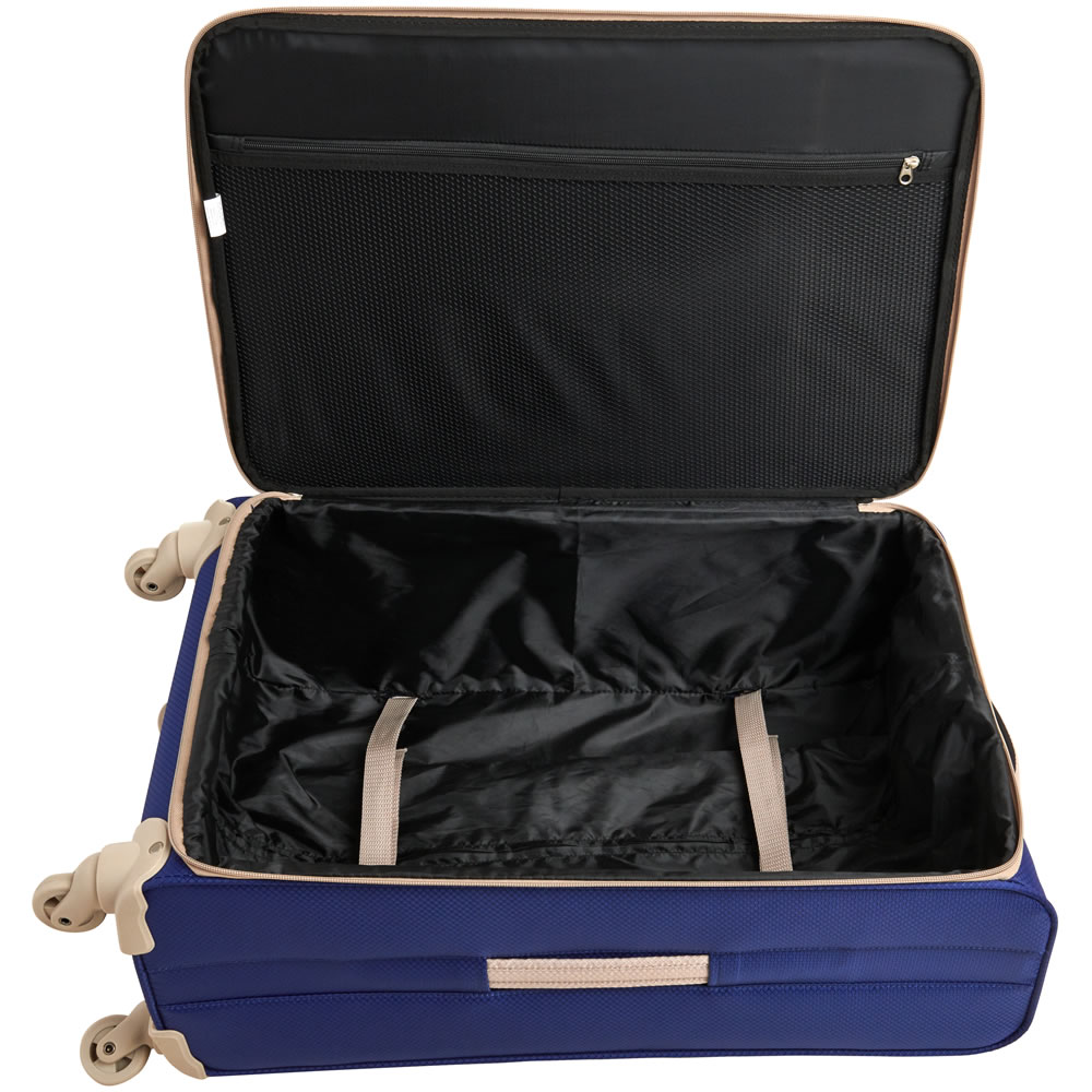 Wilko Ultralite Suitcase Blue 26 inch Image 4