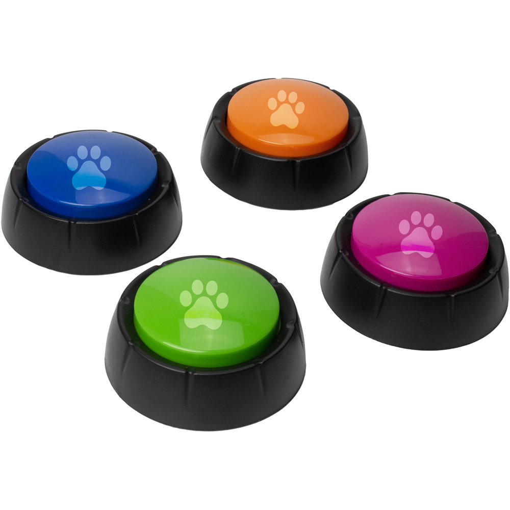 #winning Recordable Dog Button 4 Pack Image 1