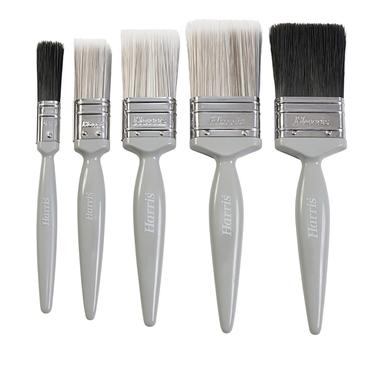 Harris 5 Pack Essentials Walls and Ceilings Gloss Brush Set Image 2