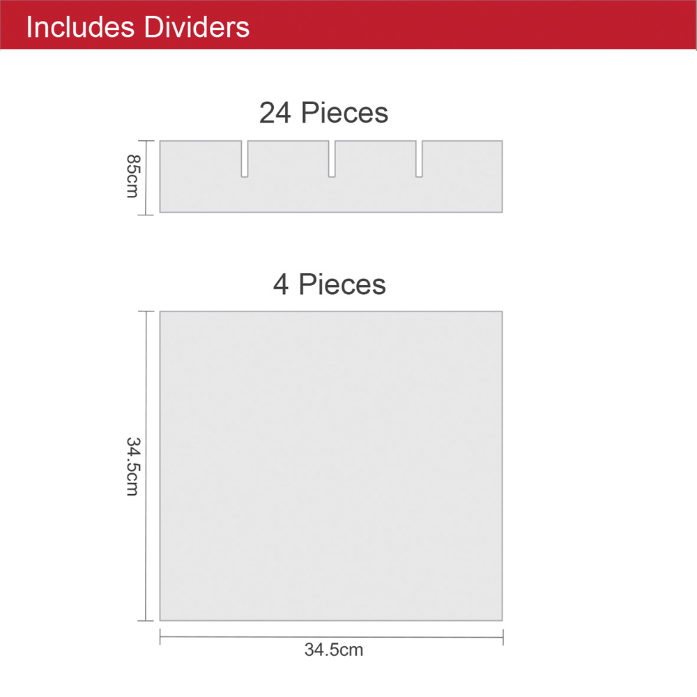 The Christmas Workshop 64 Baubles Storage Box Image 8