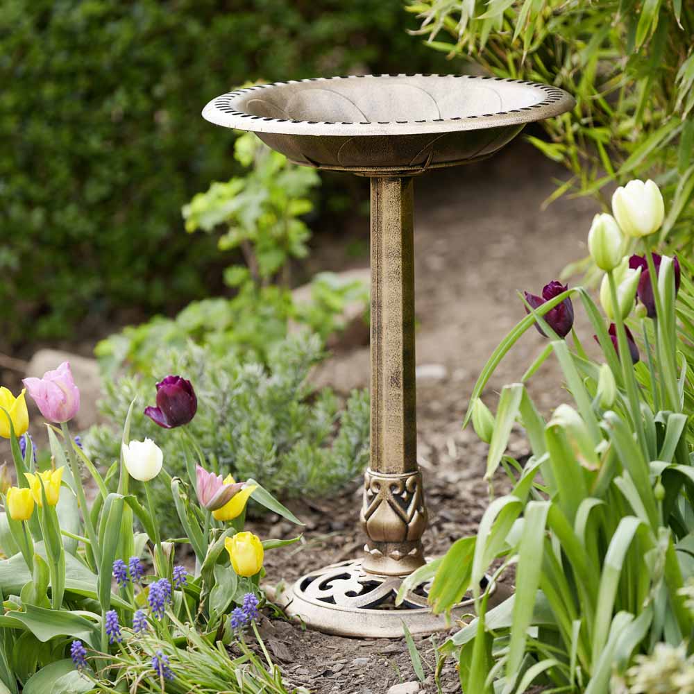 Wilko Resin Bird Bath Image 4