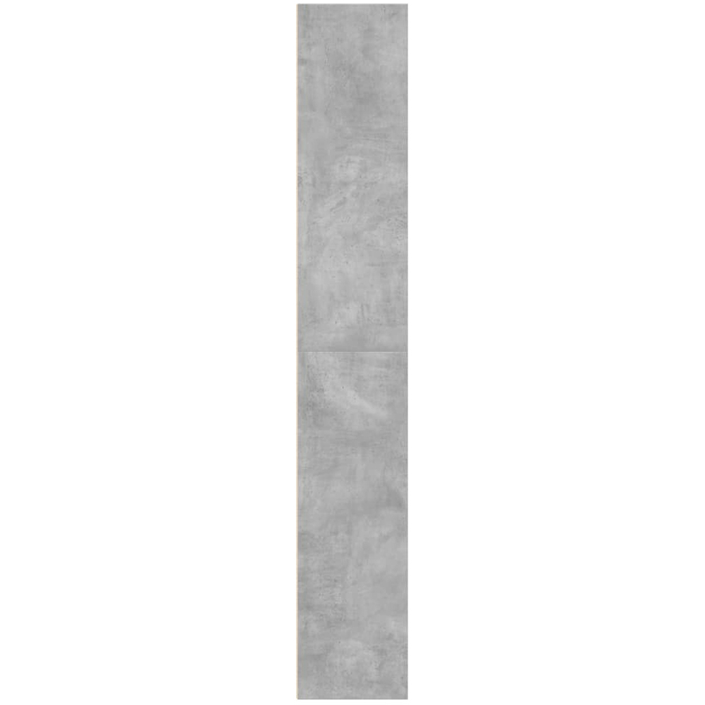 vidaXL 5 Shelf Concrete Grey Bookcase Image 5