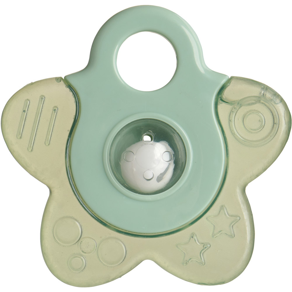 Single Wilko Water Filled Textured Star Teether in Assorted styles Image 2