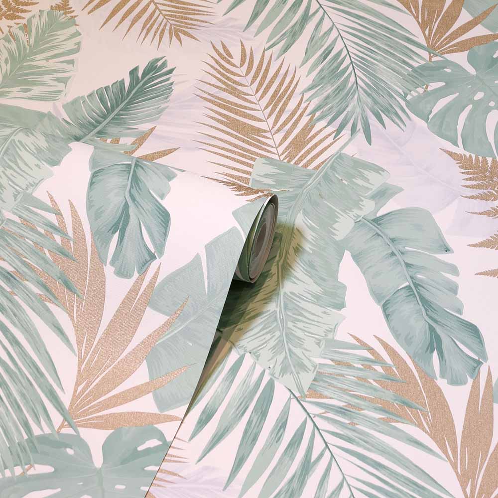 Arthouse Soft Tropical Green Wallpaper Image 2