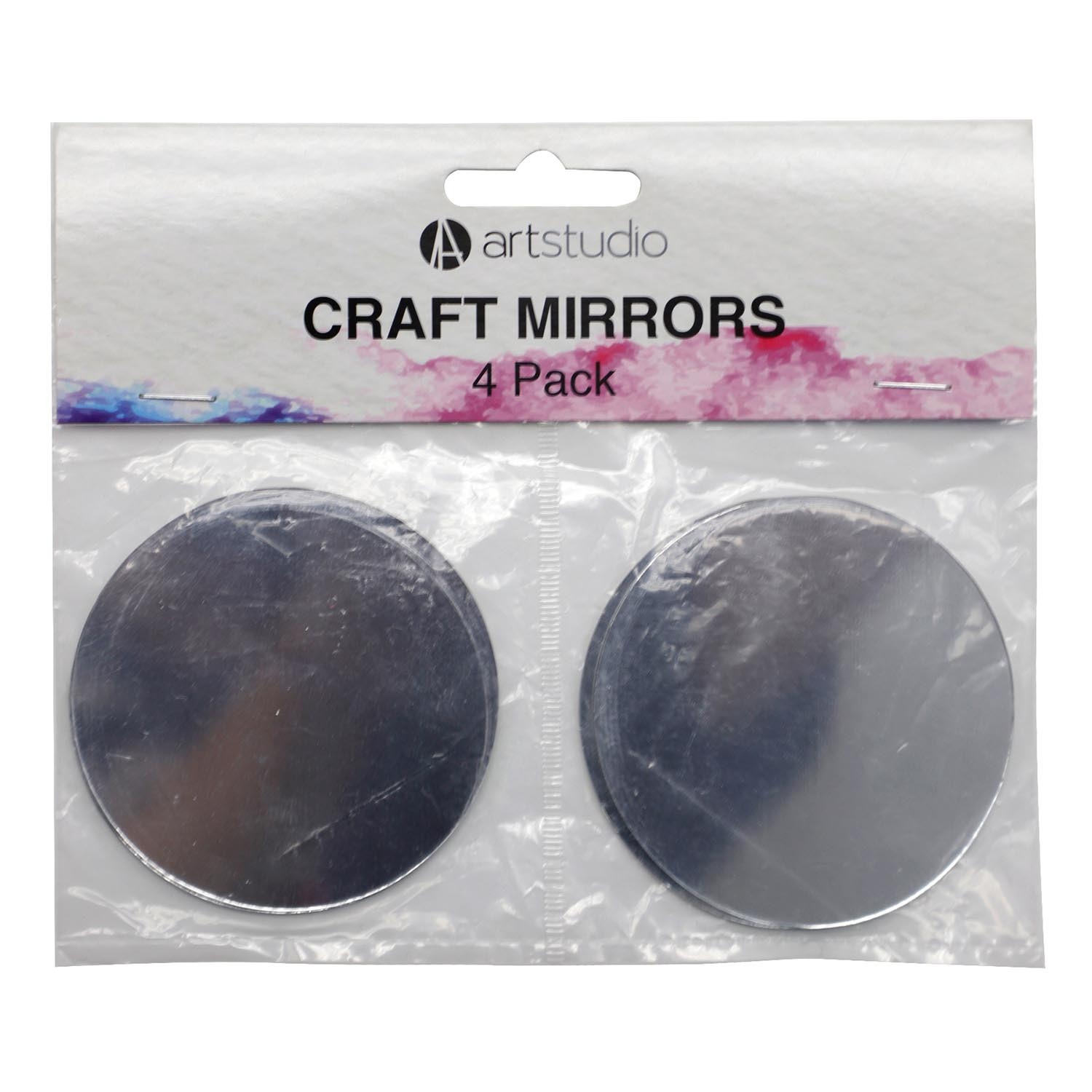 Pack of Four Art Studio Craft Mirrors Image 1