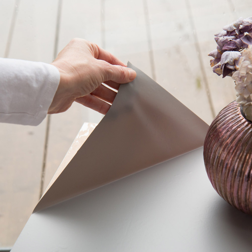 d-c-fix Matt Grey Sticky Back Plastic Vinyl Wrap Film 67.5cm x 5m Image 3