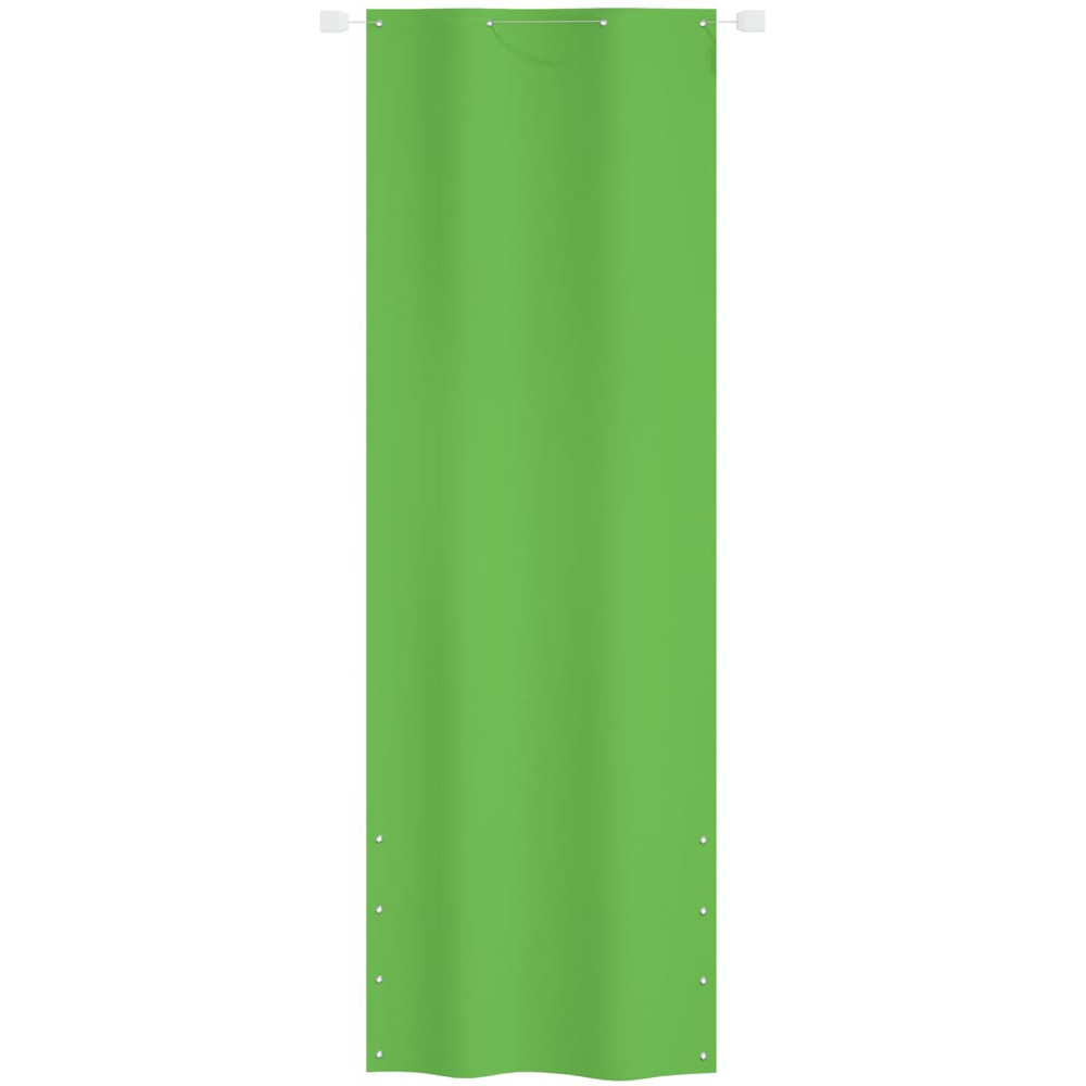 vidaXL 80 x 240cm Green Oxford Fabric Balcony Privacy Screen Image 2