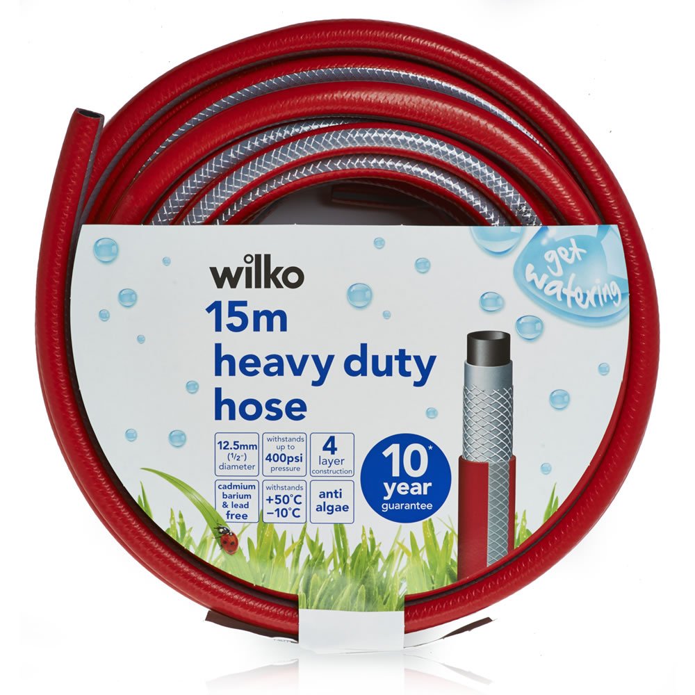 Wilko Heavy Duty Garden Hose 15m Wilko