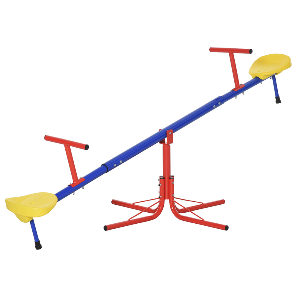 Outsunny Kids 360 Swivel Rotating Seesaw Image 1