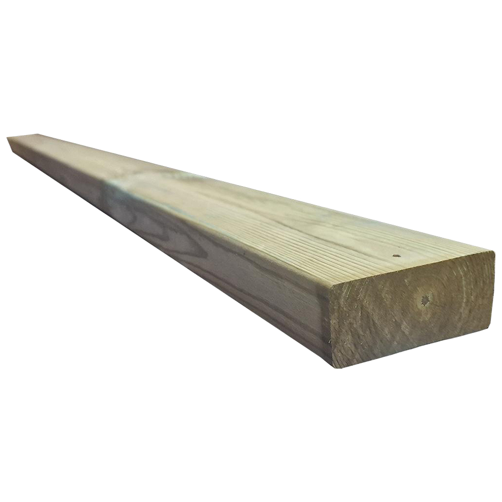 Snowdon Timber 4 x 2 inch Pressure Treated Garden CLS Decking Joist 2.4m x 89mm 16 Pack Image 1