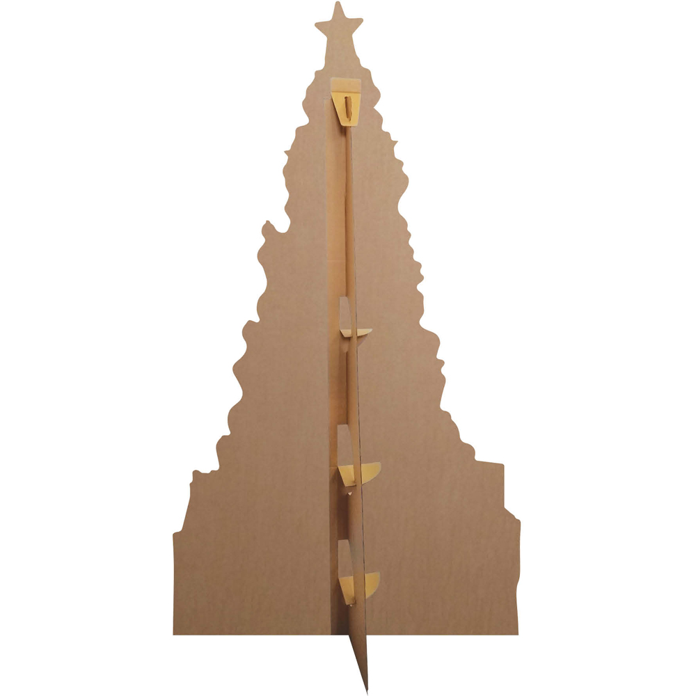 Star Cutouts Christmas Tree Cardboard Cutout 5.10ft Image 2
