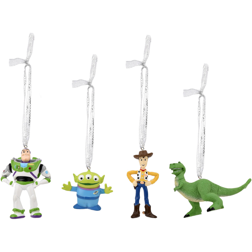 Disney Toy Story Christmas Tree Ornaments 4 Pack Image