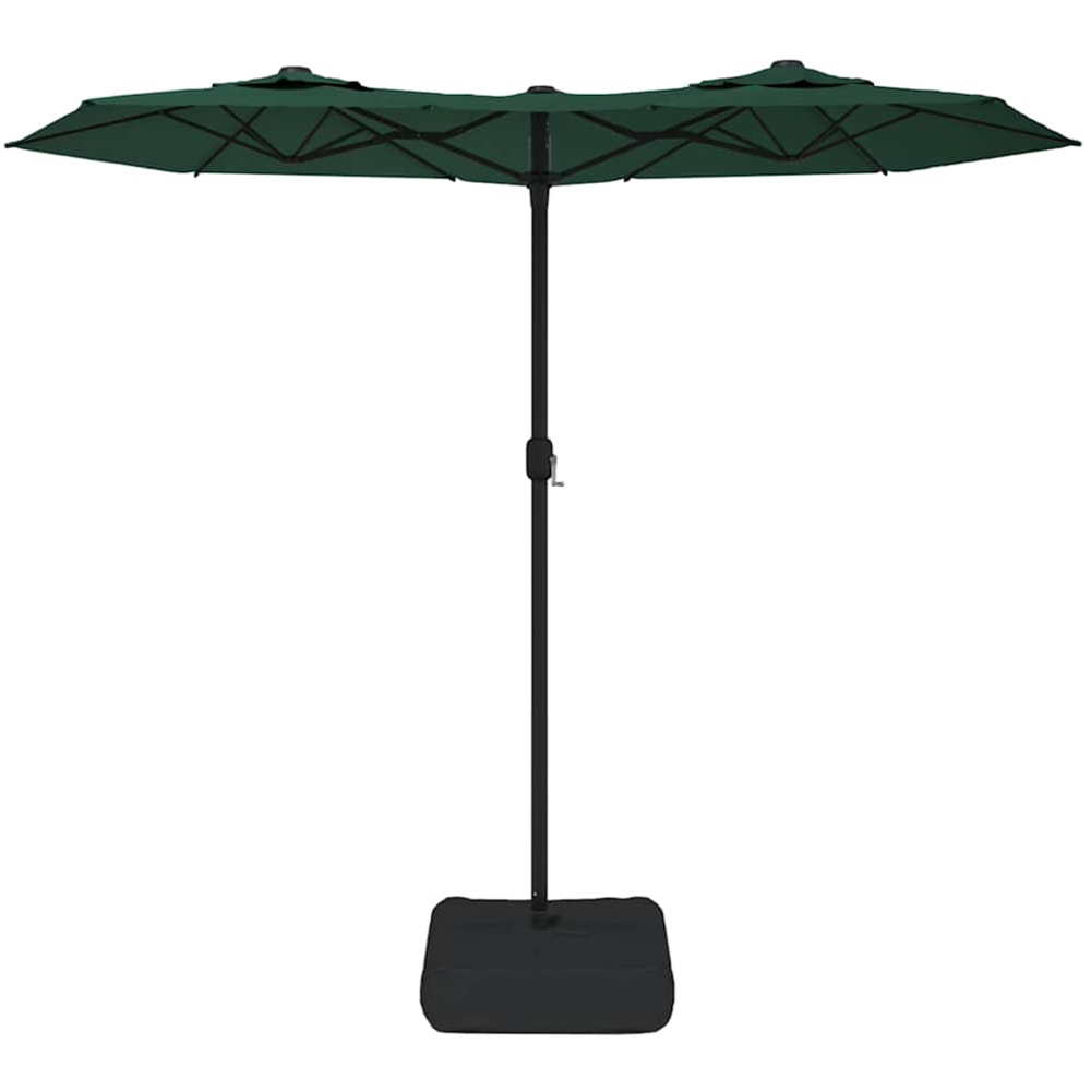 vidaXL Green LED Double Head Parasol 3 x 1.4m Image 3