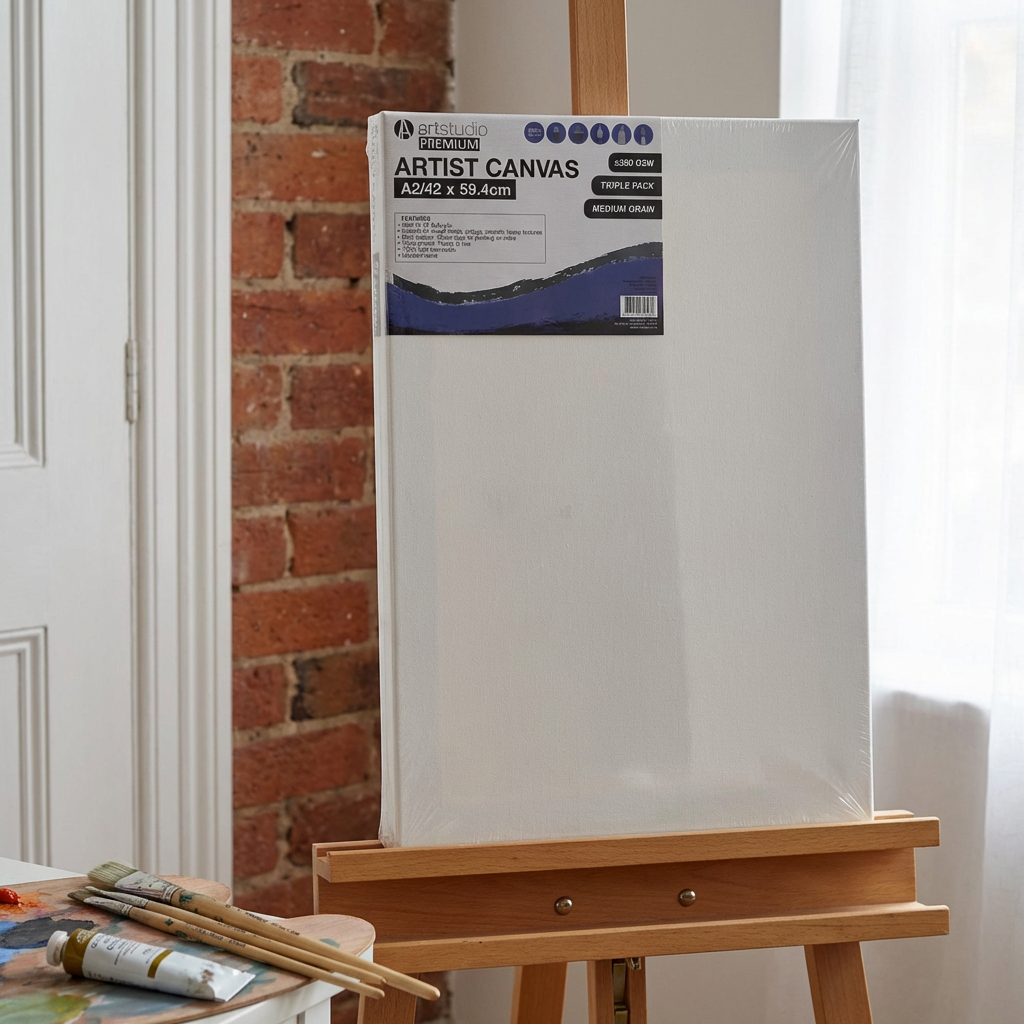 Art Studio Premium Artist Canvas A2 3 Pack Image 5