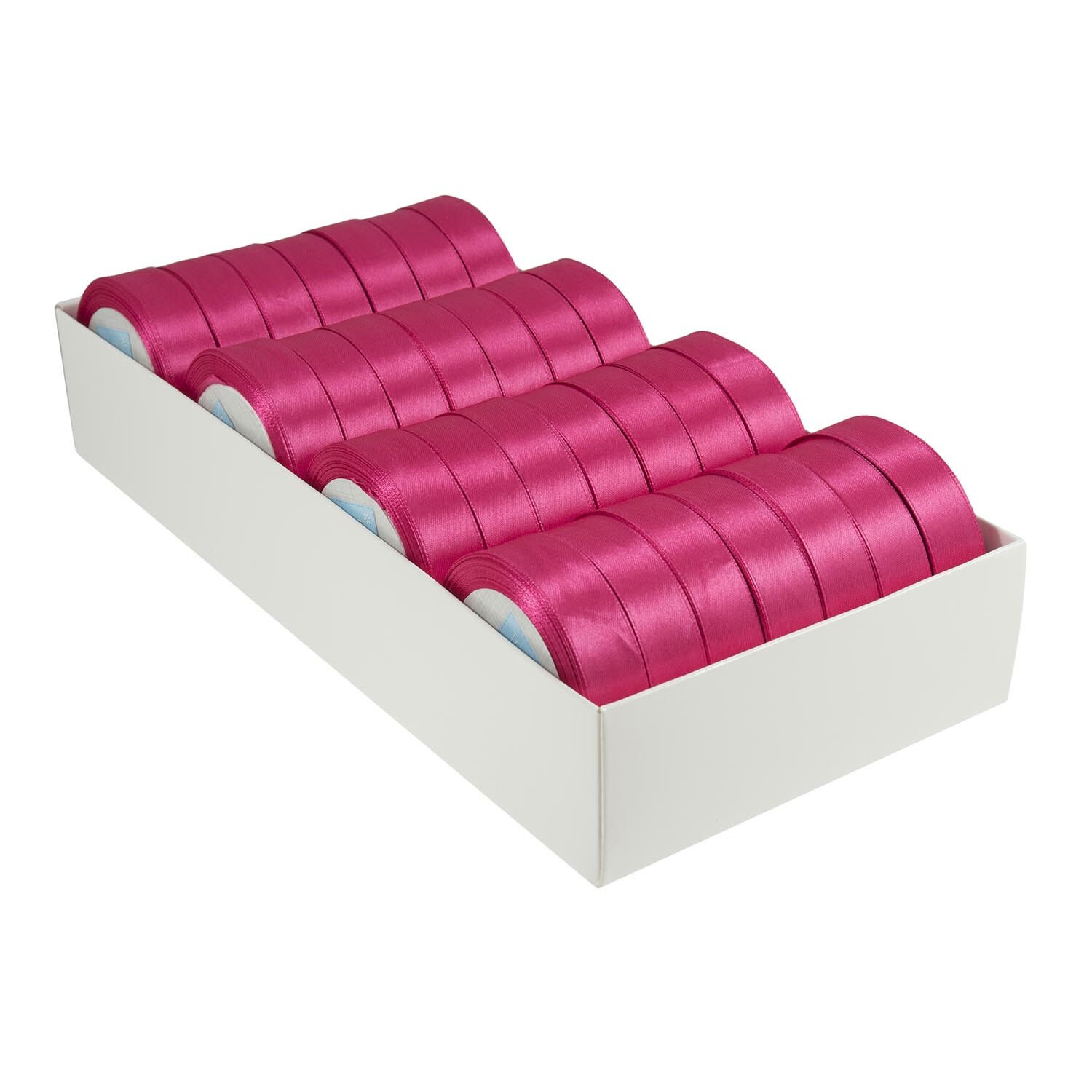 Trimits Satin Ribbon - Hot Pink / 2cm / 15m Image