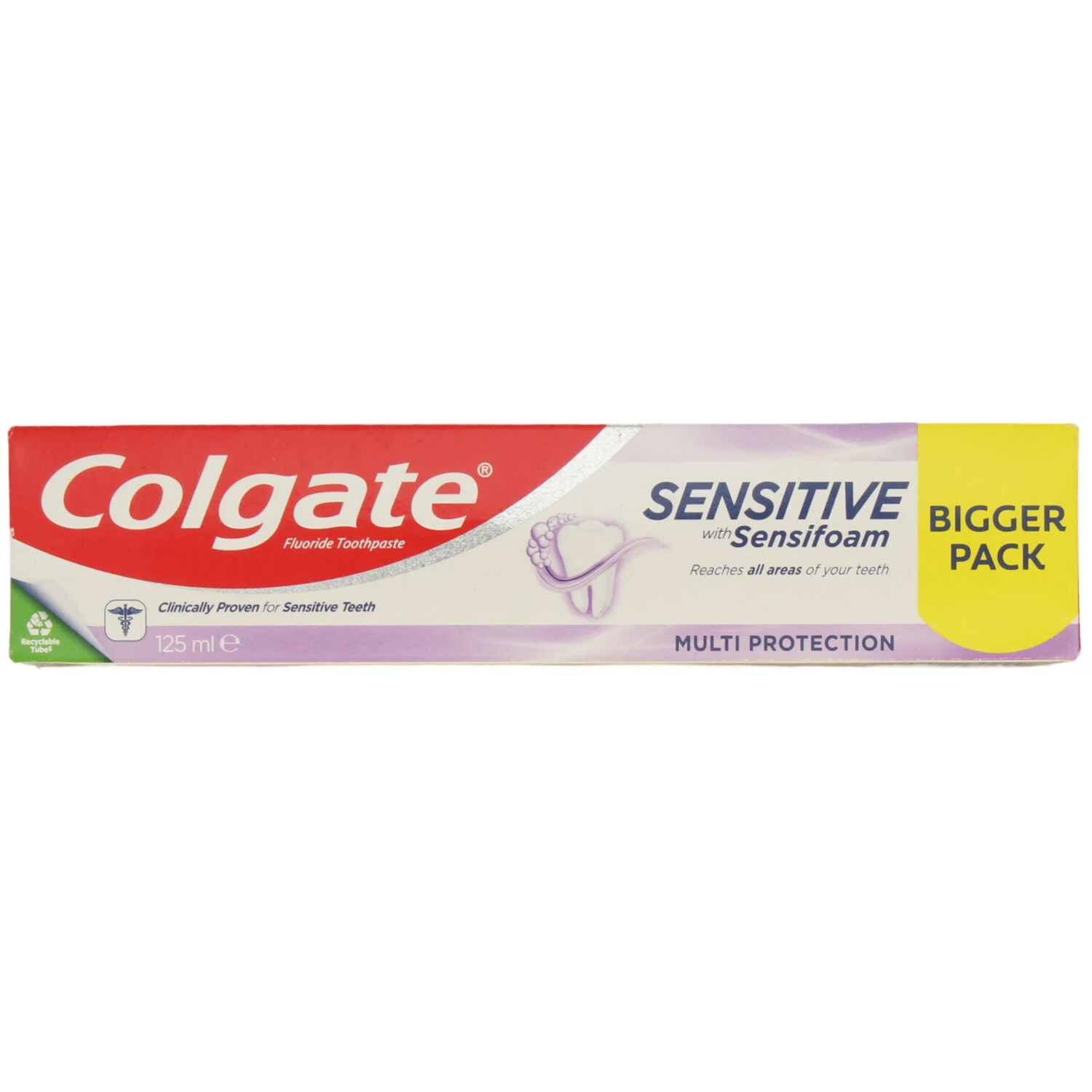 Colgate Sensitive Sensifoam Toothpaste 125ml Cream and Red Image 1
