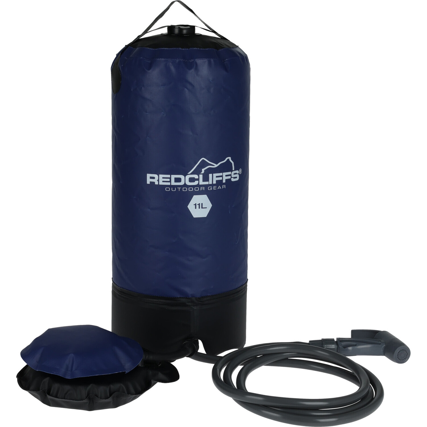 Camping Shower with Pump - Blue Image 1