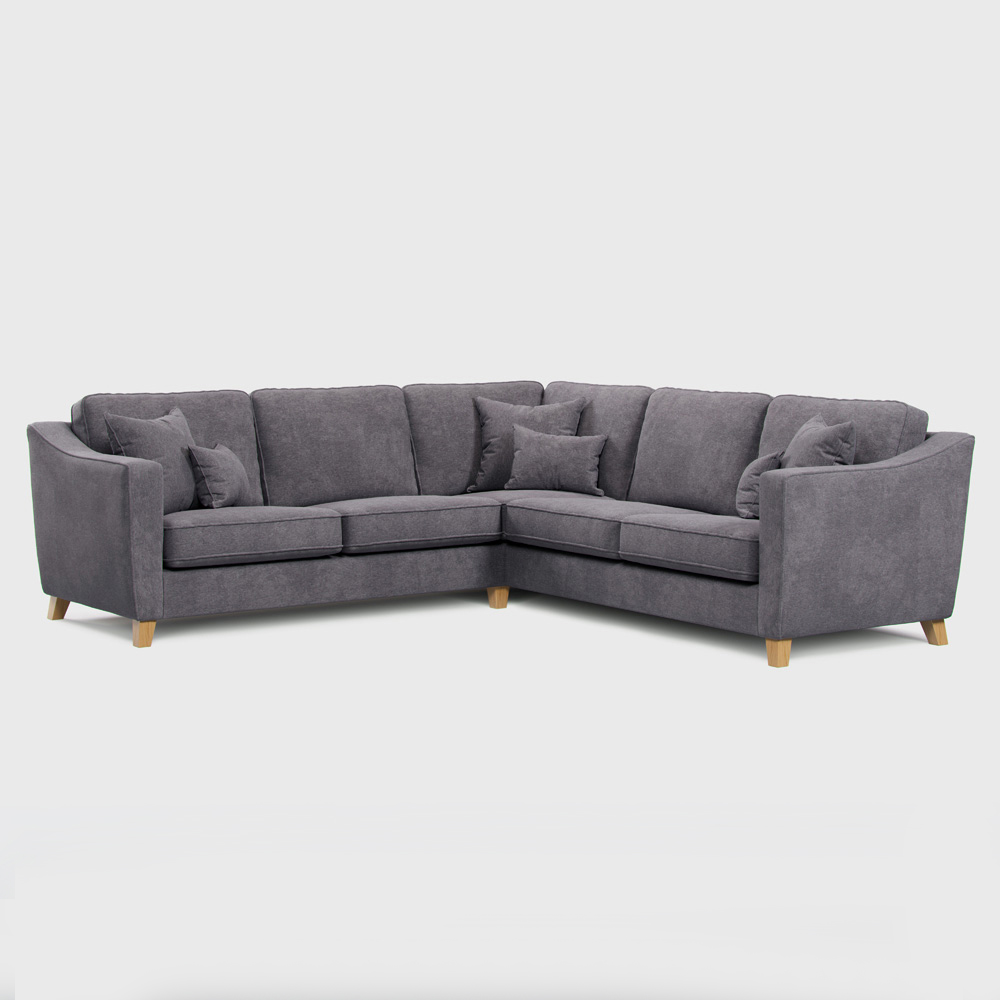 Marlon 4 Seater City Steel Corner Sofa Image 2