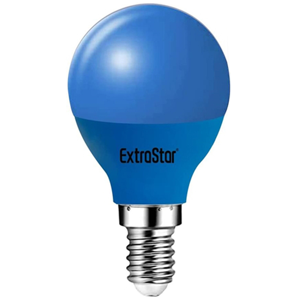 ExtraStar E14 4W Blue Golf Ball LED Light Bulb Image 1