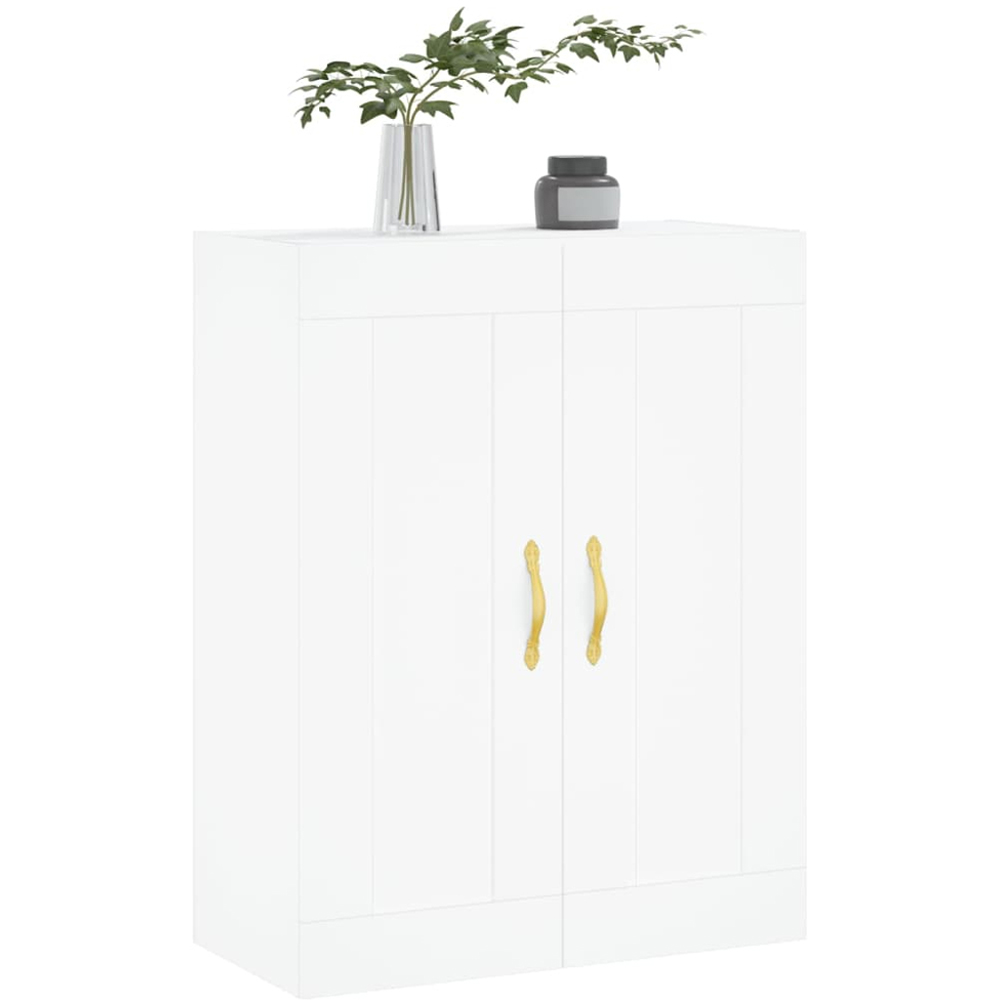 vidaXL 2 Door White Wall Mounted Cabinet Image 3