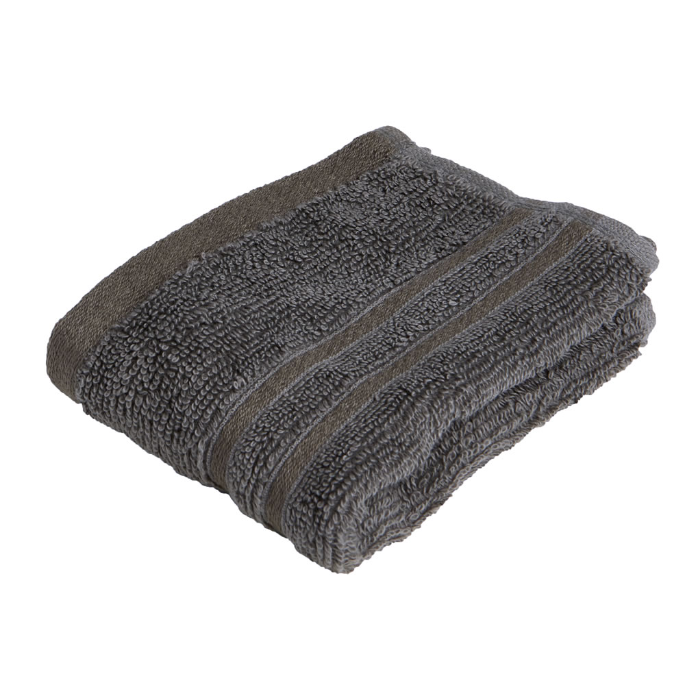 Wilko Best Charcoal Face Cloth Image 1