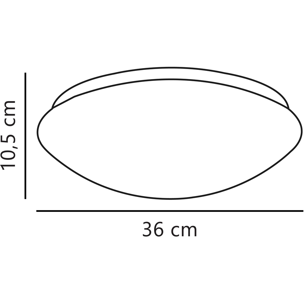 Nordlux Ask 36 White Ceiling Light Image 3