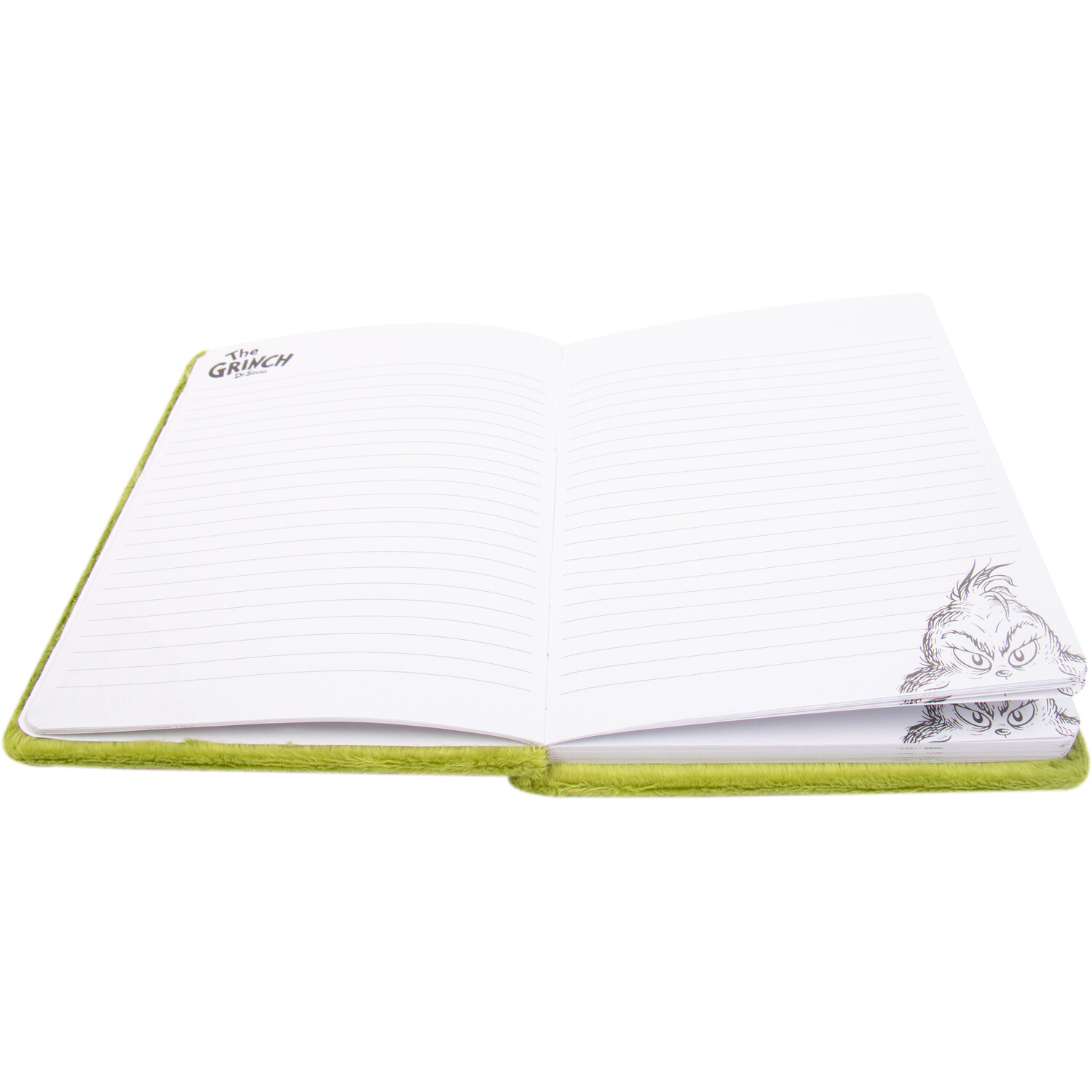 The Grinch Fluffy Notebook - Green Image 2