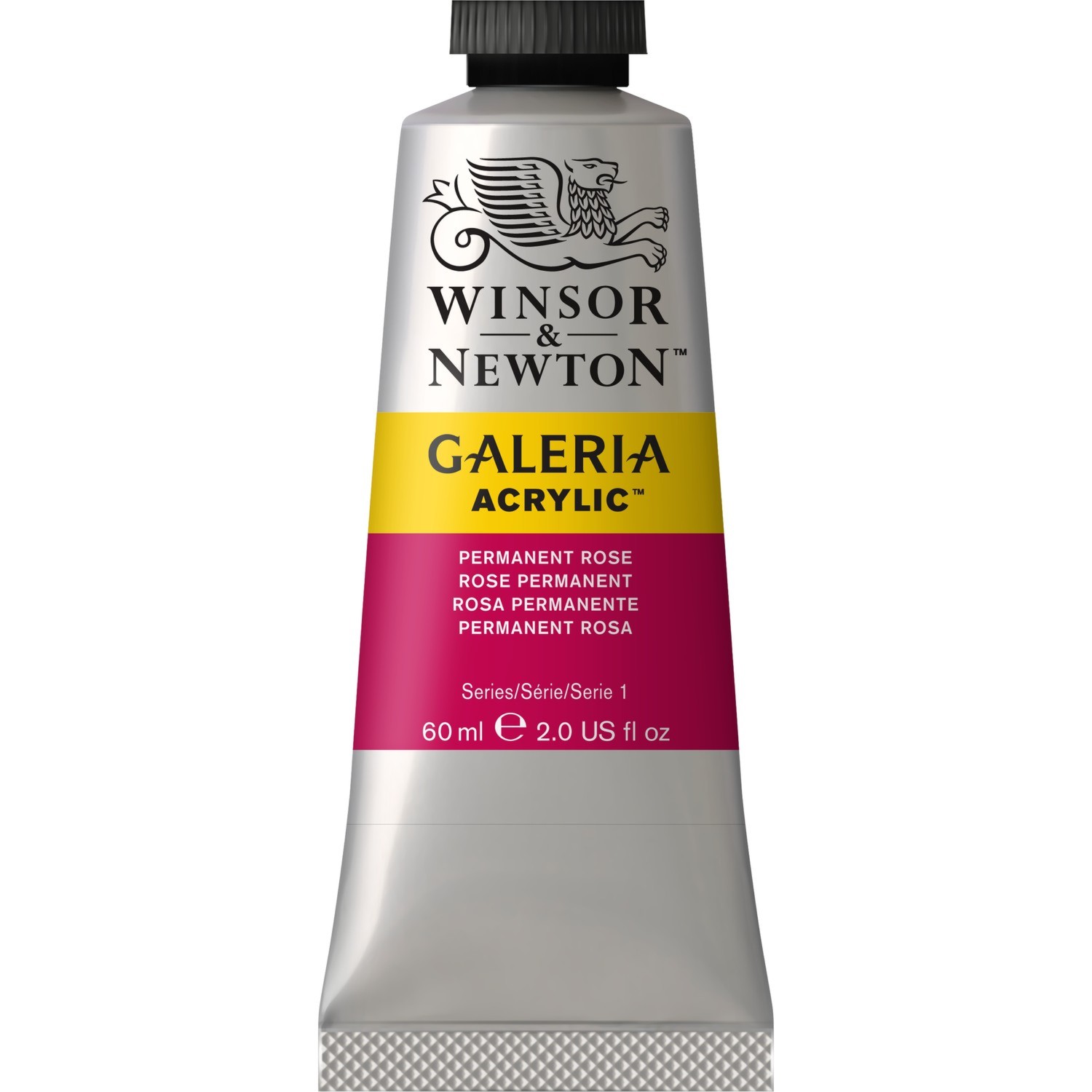 Winsor and Newton 60ml Galeria Acrylic Paint - Permanent Rose Image 1