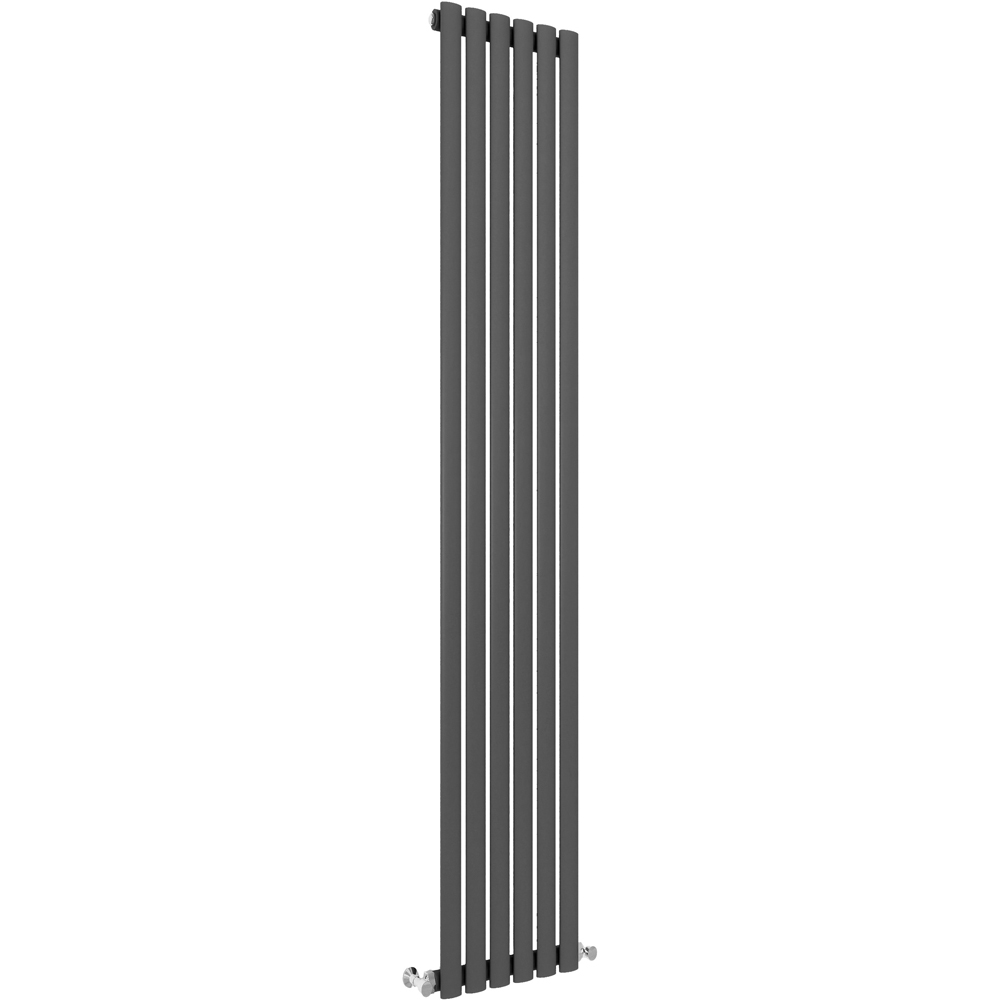 Stech Homes 2295 BTU Anthracite Single Panel Radiator 1600 x 354mm Image 1