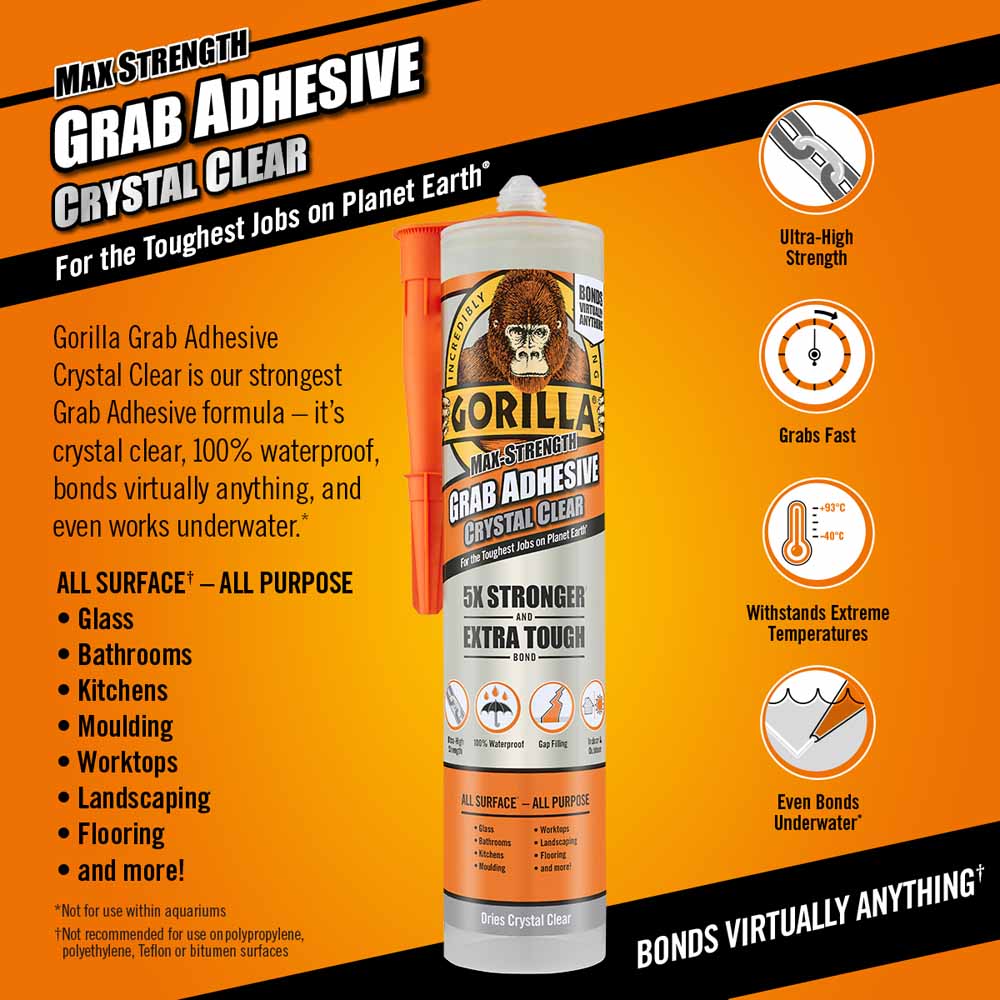 Gorilla Grab Adhesive Clear 270ml Image 2