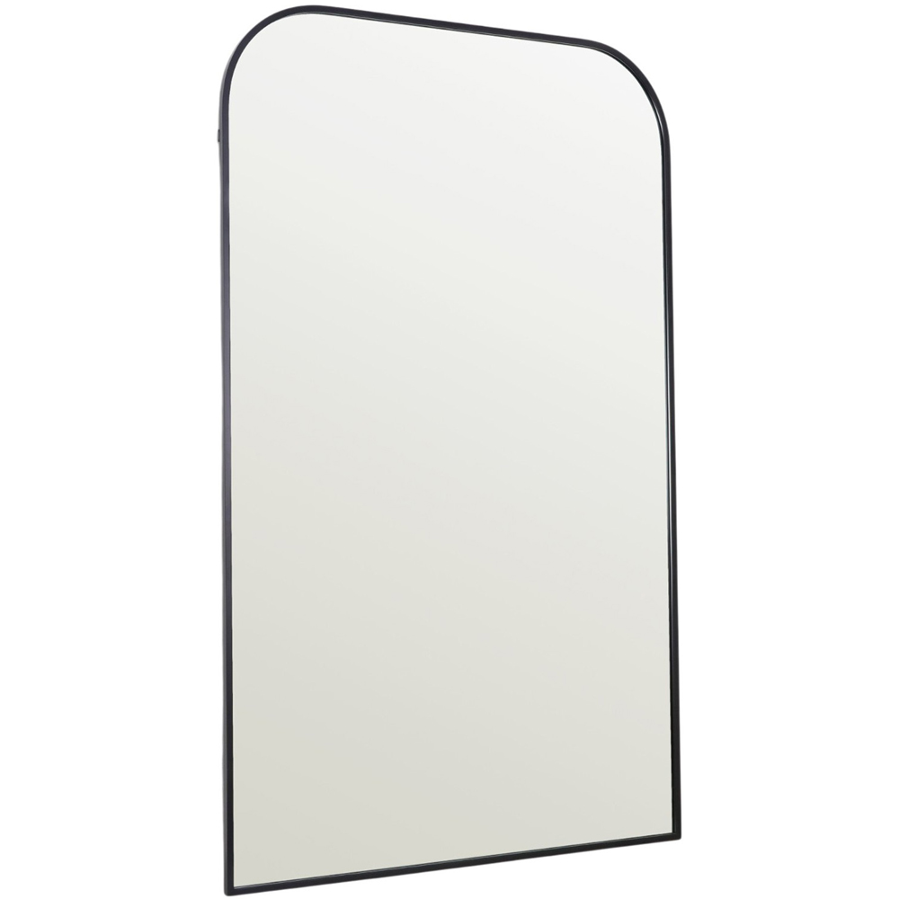 Contemporary Metal Mirror Black Image 1