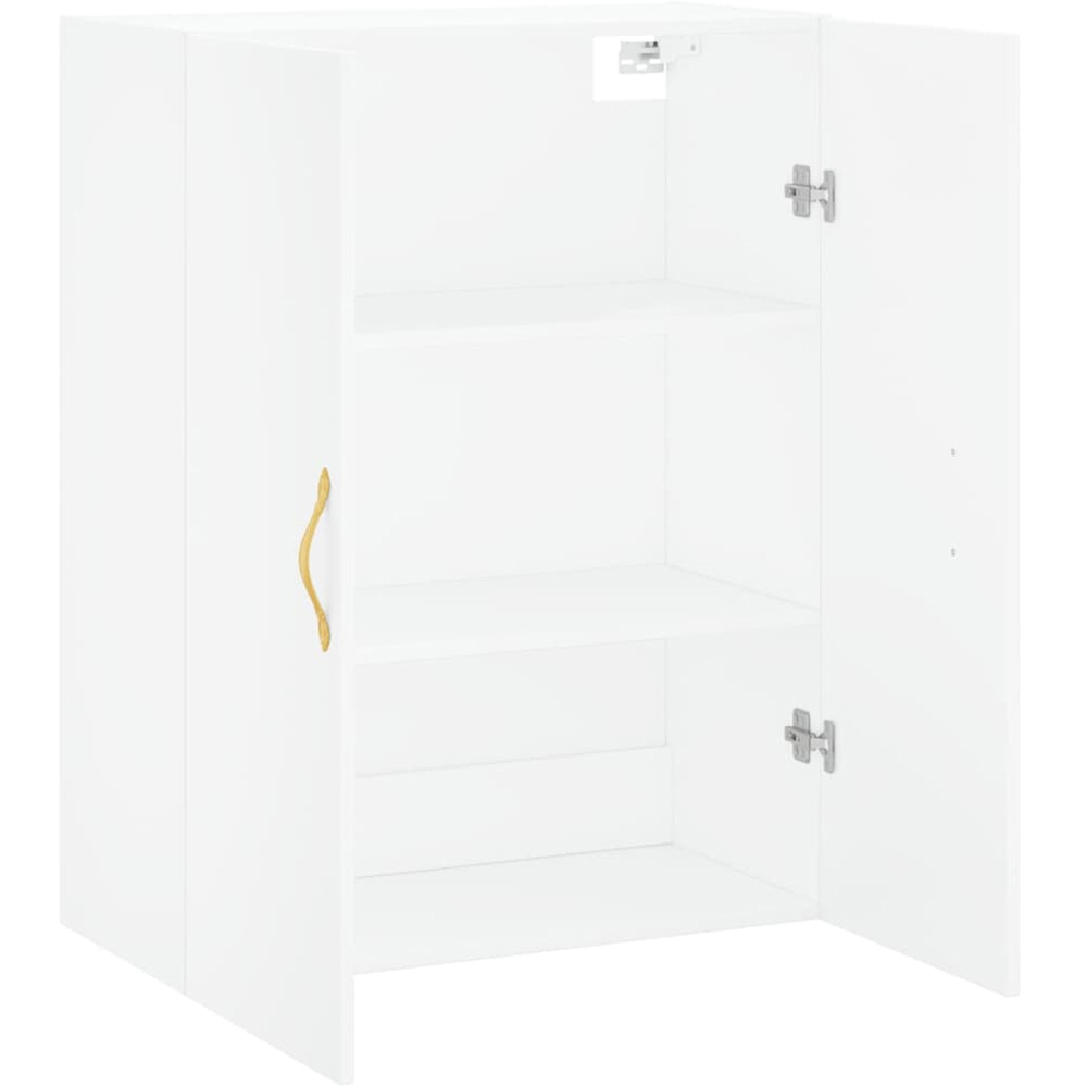 vidaXL 2 Door White Wall Mounted Cabinet Image 4